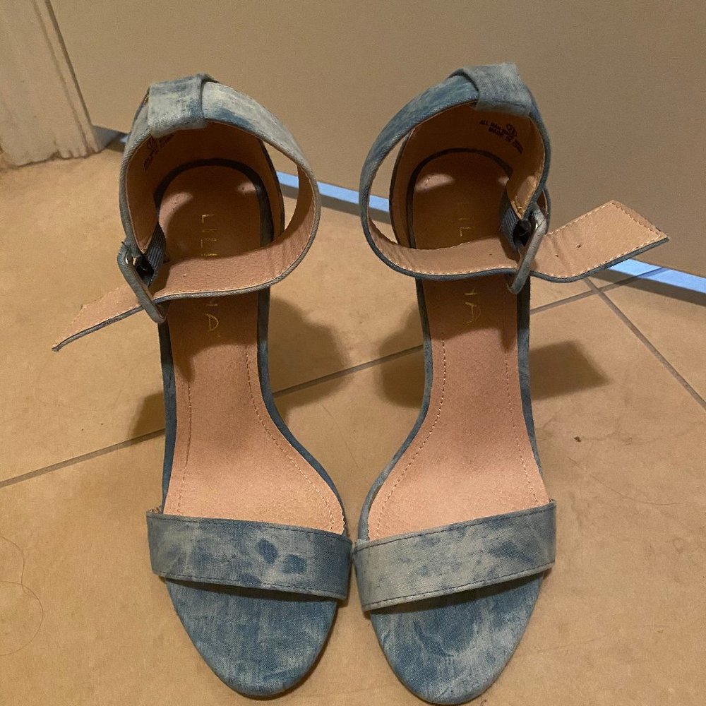 Denim Blue Heels